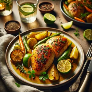 Baked Mustard Lime Chicken