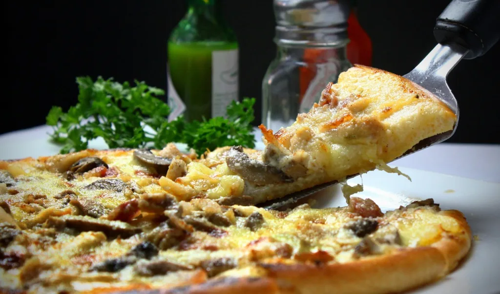 pizza, slices, italian cuisine, pizza slices, food, meal, dish, snack, italian food, fast food, close up, food photography, pizza, pizza, pizza, food, food, food, food, food, fast food, glycemic index