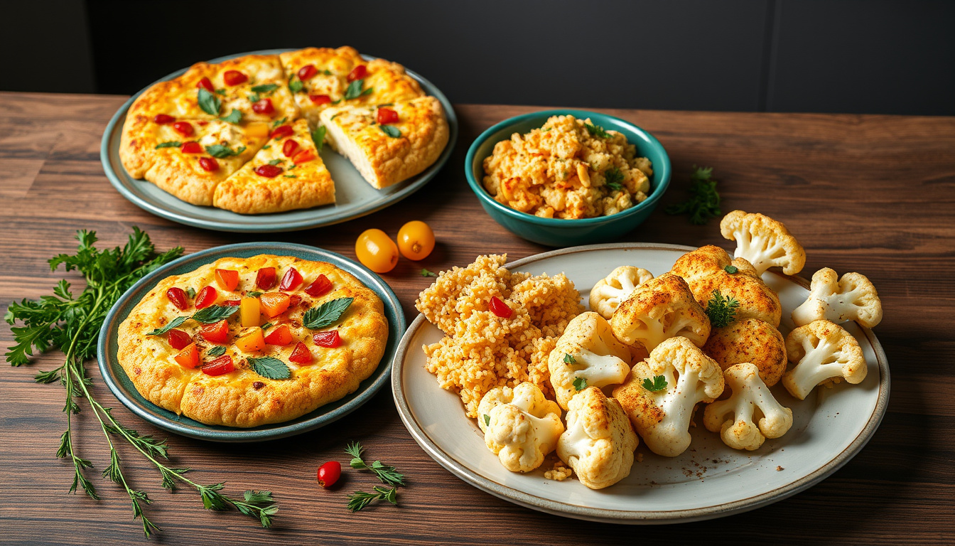 Creative Cauliflower-Based Dishes for Low-Carb Lunch Ideas