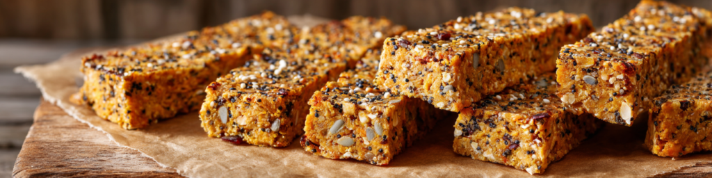 Savory Keto Fat Bomb Bars on the counter