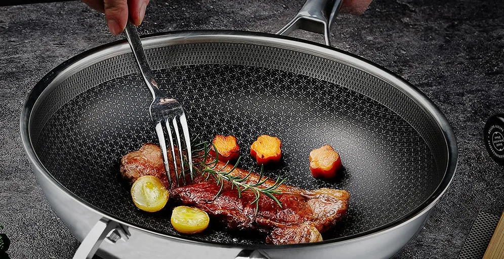 Hybrid 12 inch Wok with Lid