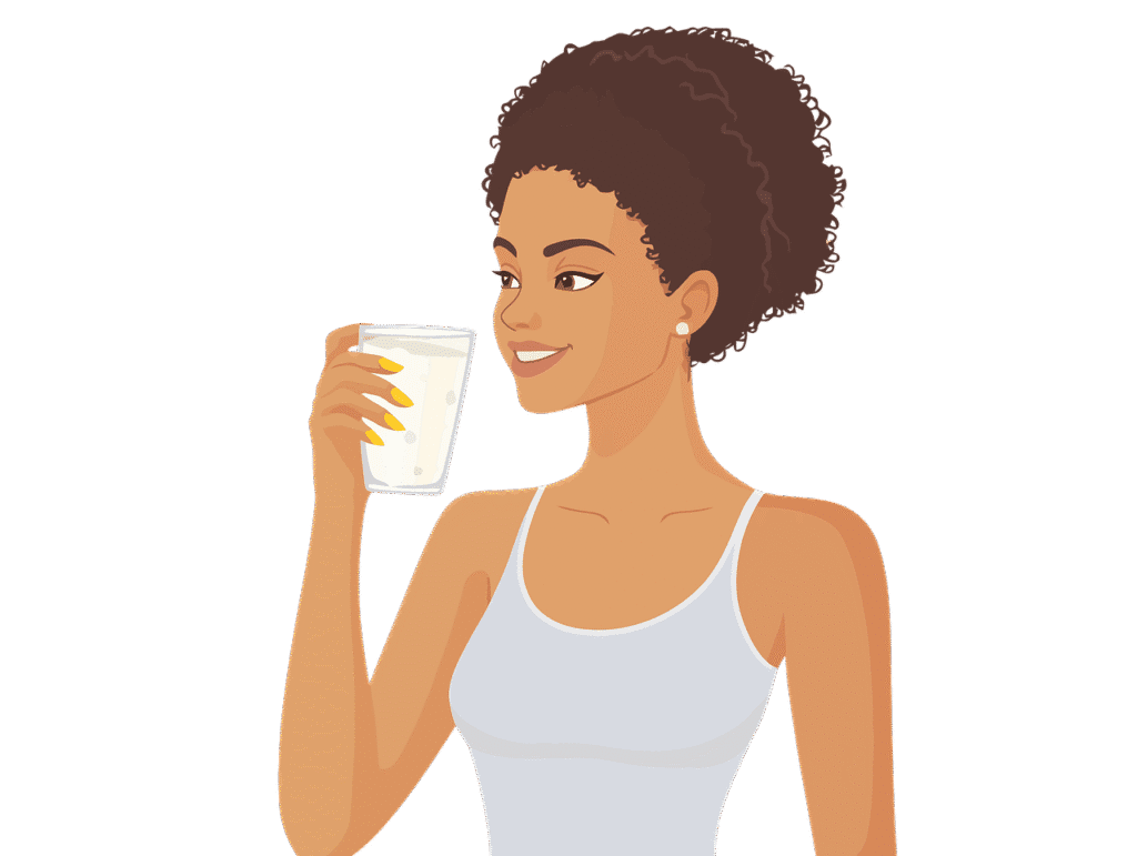 what are the first signs of ketosis. dry mouth, thirsty woman drinking from a glass of water
