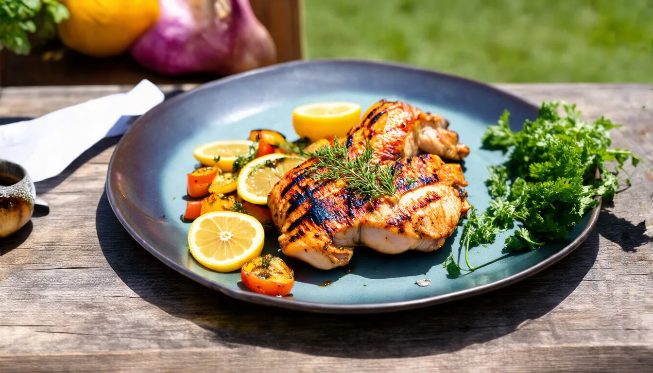 Savor the Zest: Deliciously Grilled Lemon Herb Chicken Recipe