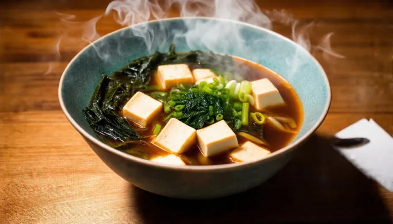 Warm Your Soul: Savory Miso Soup with Tofu and Seaweed Delight