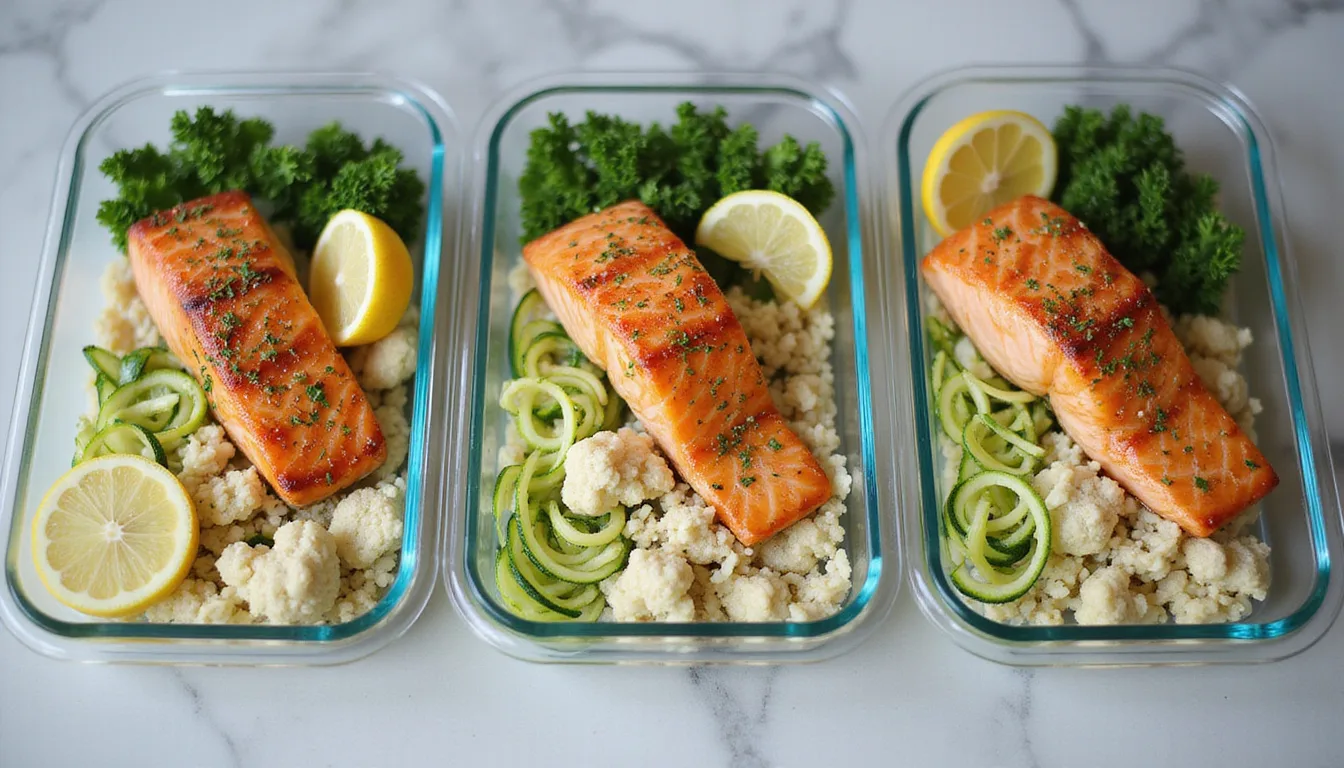 low carb pescatarian Meal Prep Ideas That Save Time and Burn Fat