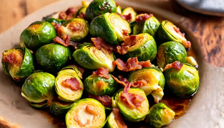 Savory Roasted Brussels Sprouts with Crispy Bacon: A Flavor-Packed Side Dish