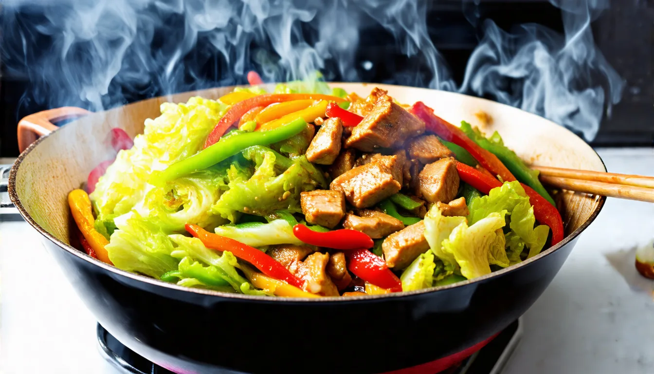 Savory Stir-Fried Cabbage with Pork: A Quick and Delicious Dinner Delight!