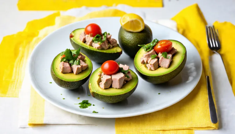 Deliciously Healthy Tuna-Stuffed Avocados: A Quick and Easy Recipe for a Nutrient-Packed Meal!
