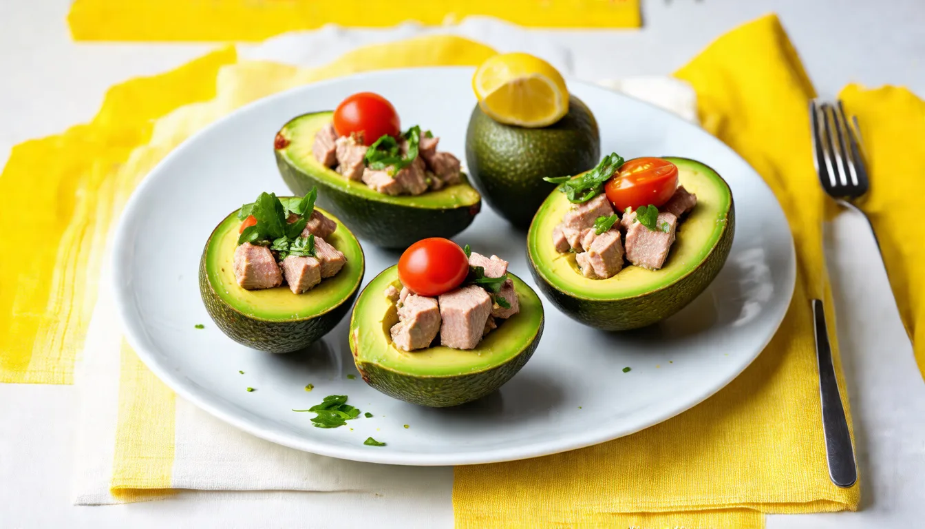 Deliciously Healthy Tuna-Stuffed Avocados: A Quick and Easy Recipe for a Nutrient-Packed Meal!