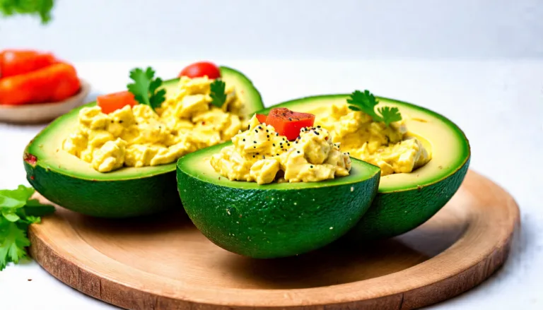Creamy Egg Salad Stuffed Avocado Halves: A Healthy and Delicious Twist!