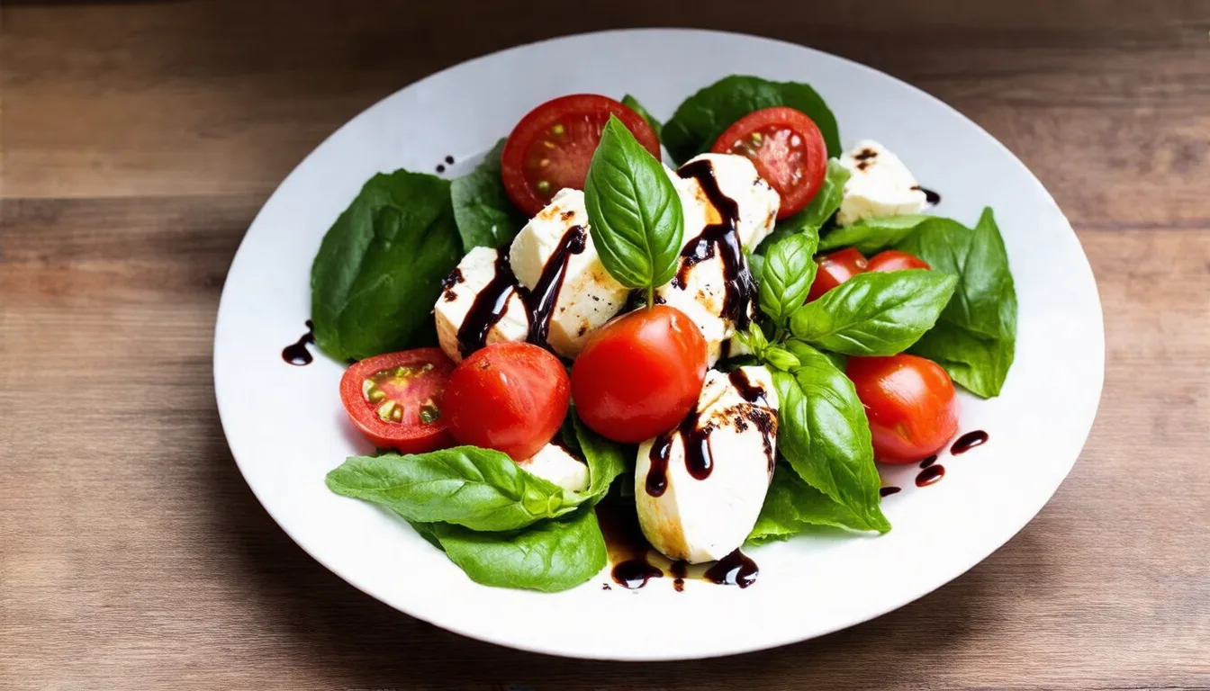 Delight in Freshness: A Classic Tomato and Mozzarella Salad Recipe