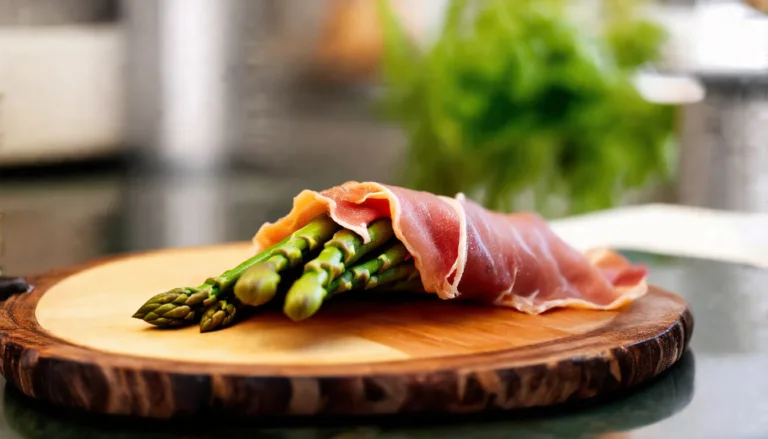 Savory Delights: Asparagus Wrapped in Crispy Prosciutto – A Gourmet Appetizer You Can't Resist!