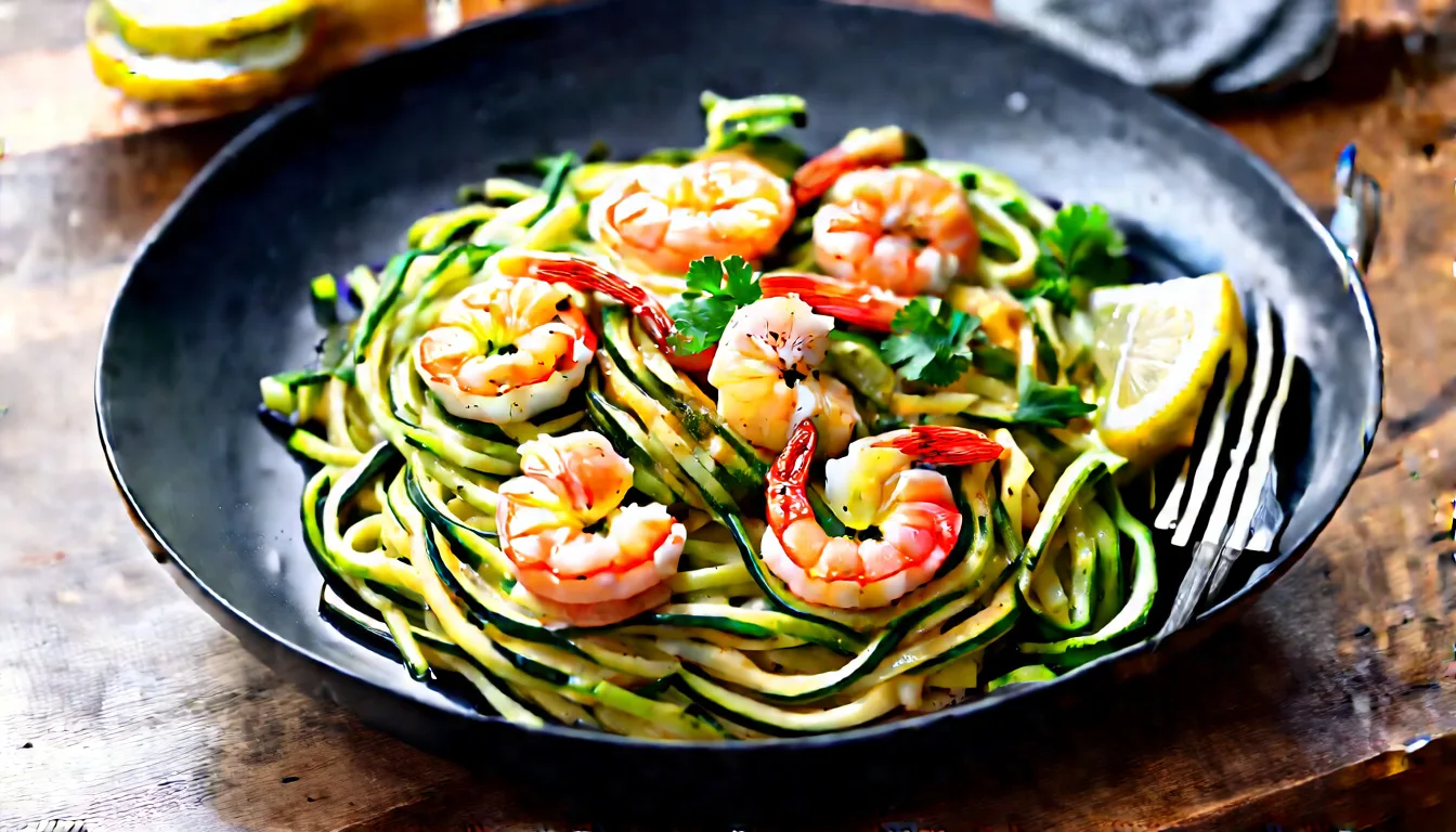 Deliciously Light Shrimp Scampi with Zucchini Noodles: A Healthy Twist on a Classic Favorite!